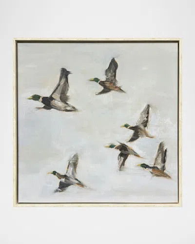 Paragon Decors Mallard Migration Ii Framed Giclee By Ethan Harper