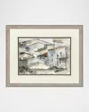 Paragon Decors Mountainside Village I Framed Giclee By Ethan Harper