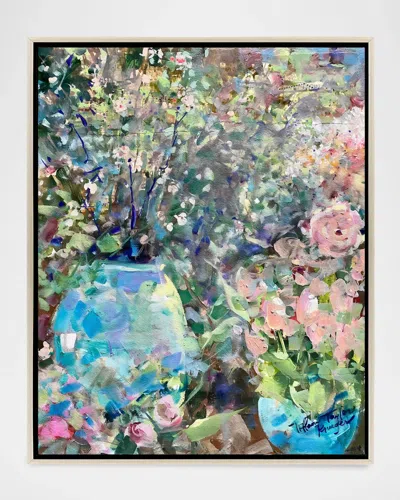 Paragon Decors Potted Plants Framed Giclee By Taylor In Multi