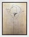 Paragon Decors Silver Poppies I Mixed-media Art By Susan Adamson-ray In Brown