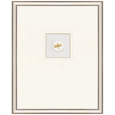 Paragon Dragonfly Intaglio 20"w X 25"h Framed Art In Gold