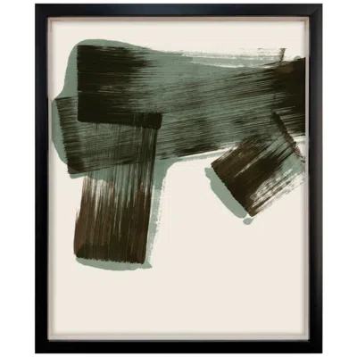 Paragon Dynamic Detail 35"w X 43"h Framed Art In Green