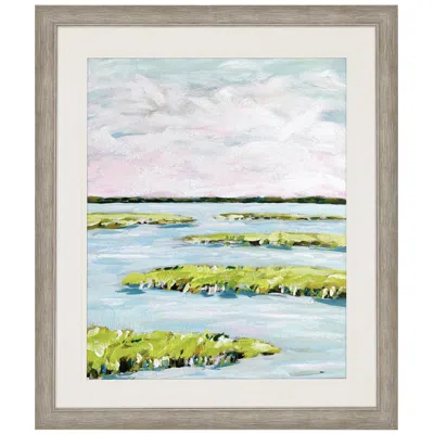 Paragon Early Morning Marsh 39"w X 46"h Framed Wall Art