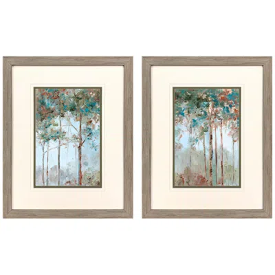 Paragon Early Twilight 23"w X 29"h Framed Art - Set Of 2 In Multi