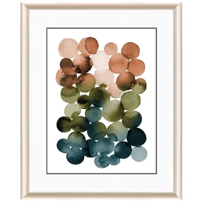 Paragon Earthy Circles 26"w X 32"h Framed Art In Multi