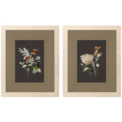Paragon Elegant Wildflowers 24"w X 30"h Framed Art Set Of 2