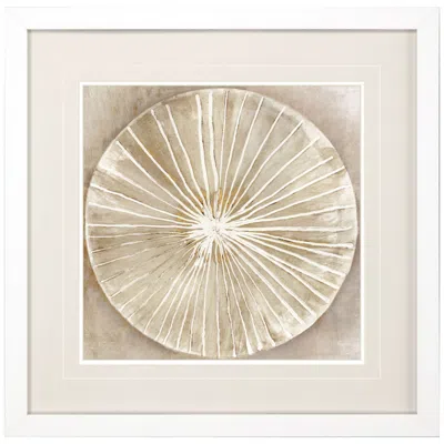 Paragon Emboss Beauty I 30" Square Framed Wall Art