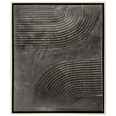 Paragon Embrace Ii 30"w X 36"h Canvas In Gray