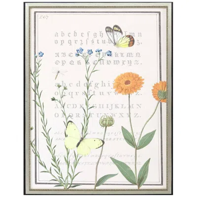 Paragon Ephemeral Flourish 26"w X 34"h Framed Art