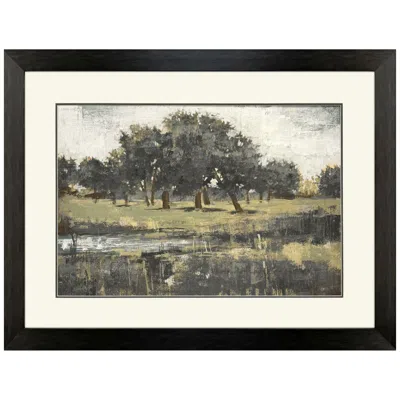 Paragon Far Away Landscape 49"w X 37"h Framed Art
