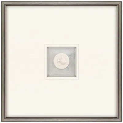Paragon Fish Intaglio 22" Square Framed Wall Art