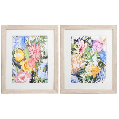 Paragon Flora Botanic 19"w X 23"h Framed Art Set Of 2