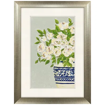 Paragon Floral Balance I 31"w X 43"h Framed Art