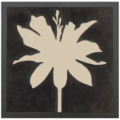 Paragon Floral Silhouettes I 31"w X 31"h Contemporary Framed Art