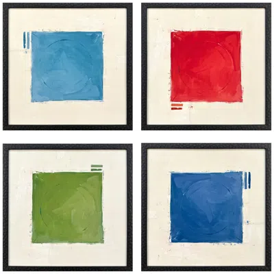 Paragon Focal Point 17"w X 17"h Framed Art Set Of 4
