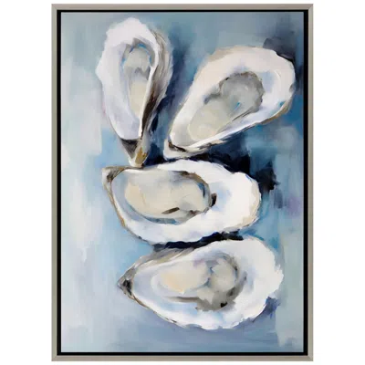Paragon Four Oysters 26"w X 36"h Canvas