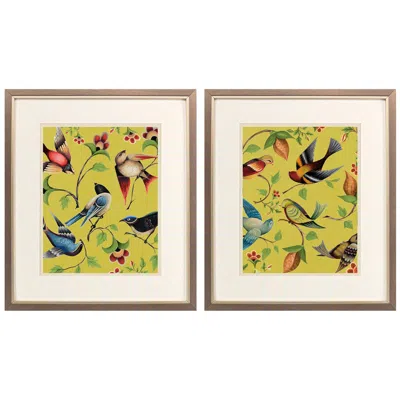 Paragon Friends Meeting 17"w X 20"h Framed Wall Art Set Of 2