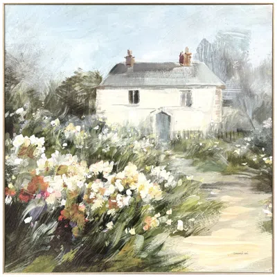 Paragon Garden View 29"w X 29"h Non-glass Framed Art
