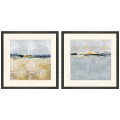 Paragon Gentle Horizon Ii 26" Square 2-piece Framed Wall Art Set
