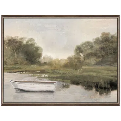 Paragon Gentle River Moor 26"w X 19"h Non-glass Framed Art