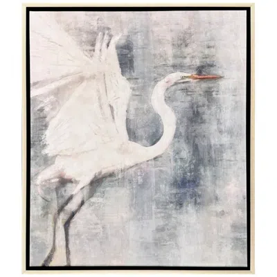 Paragon Glacier Heron I 30"w X 36"h Canvas
