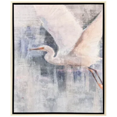 Paragon Glacier Heron Ii 30"w X 36"h Canvas