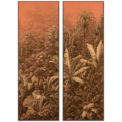 Paragon Golden Reverie Ii 16"w X 48"h Framed Art - Set Of 2 In Multi