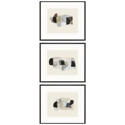Paragon Goudy Sans 29"w X 25"h Framed Art - Set Of 3
