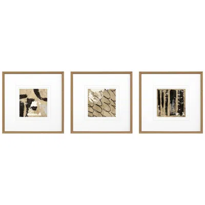 Paragon Grammercy Ii 21" Square 3-piece Giclee Framed Wall Art Set