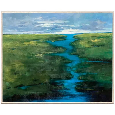 Paragon Green Valley 33"w X 27"h Non-glass Framed Art In Multi