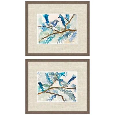Paragon Here Birdie Birdie 20"w 2-piece Framed Giclee Wall Art Set
