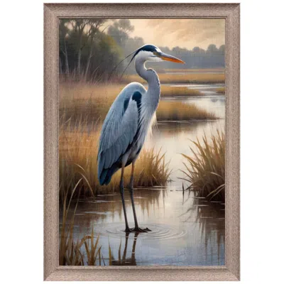 Paragon Heron Portrait I 23"w X 33"h Framed Art