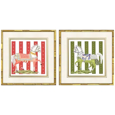 Paragon High Stepping 25"w X 25"h Framed Art - Set Of 2