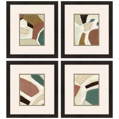 Paragon Highland Hues 16"w X 18"h Framed Art Set Of 4 In Multi