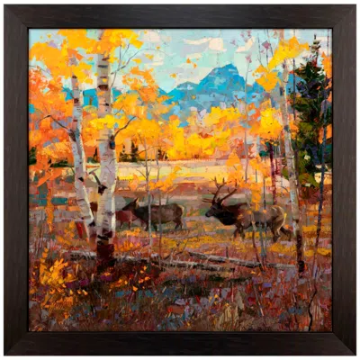 Paragon In The Shadows 41"w X 41"h Framed Art In Multi
