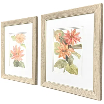 Paragon Just Peachy 16"w X 18"h Framed Art Set Of 2