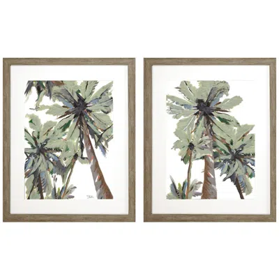 Paragon La Palma 27"w X 33"h Framed Art Set Of 2 In Brown