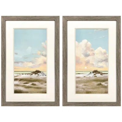 Paragon Land And Sea 21"w X 33"h Framed Art Set Of 2