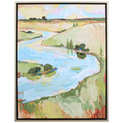 Paragon Landscape I 36"h Rectangular Giclee Framed Canvas Wall Art