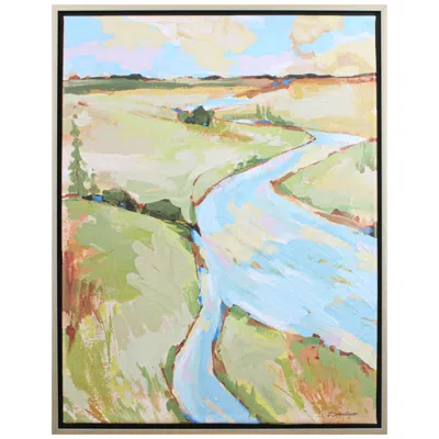 Paragon Landscape Ii 36"h Rectangular Giclee Framed Canvas Wall Art