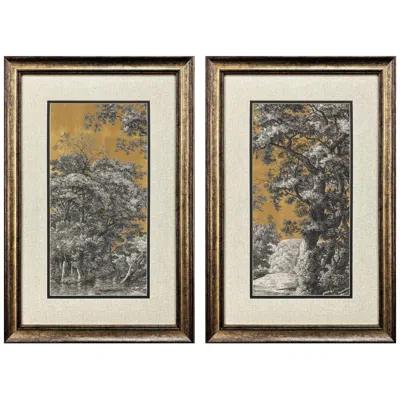 Paragon Landscape Luxe 23"w X 35"h Framed Art - Set Of 2