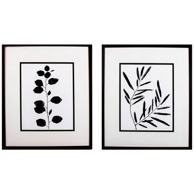 Paragon Leaf Imprint 32" High 2-piece Framed Wall Art