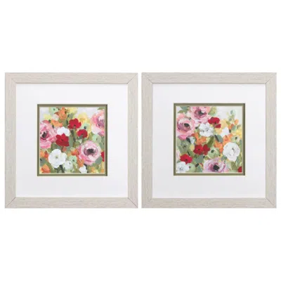 Paragon Leas Garden 11"w X 11"h Framed Art Set Of 2