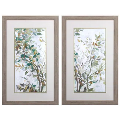 Paragon Leaves Of Tree 21"w X 33"h Framed Art Set Of 2