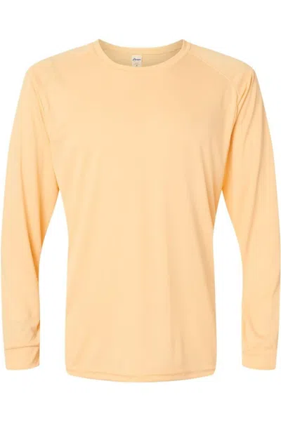 Paragon Long Islander Performance Long Sleeve T-shirt In Brown