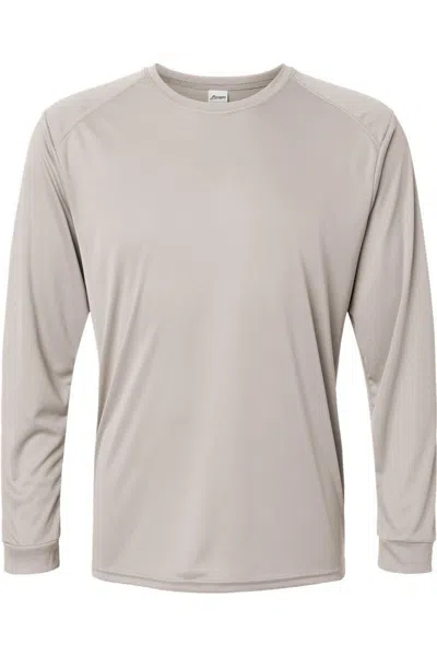 Paragon Long Islander Performance Long Sleeve T-shirt In Neutral