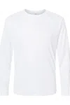 Paragon Long Islander Performance Long Sleeve T-shirt In White