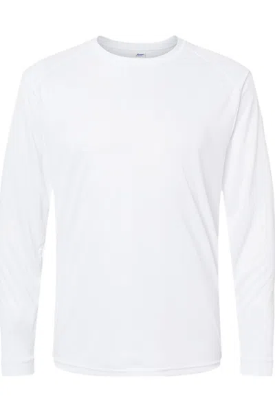 Paragon Long Islander Performance Long Sleeve T-shirt In White