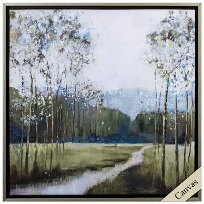 Paragon Lovely Landscape 30"w X 30"h Canvas In Multi