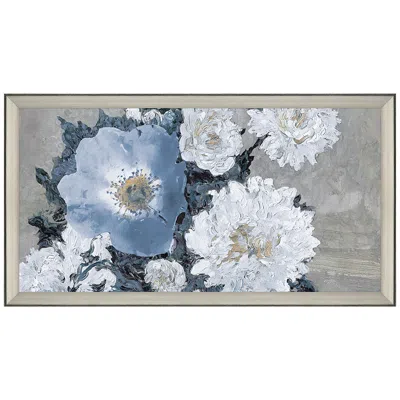 Paragon Lyrical Floral Burst 52" High Framed Giclee Wall Art